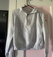 Gray Quarter Zip Jacket