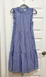 J Crew Striped Maxi Dress NWOT