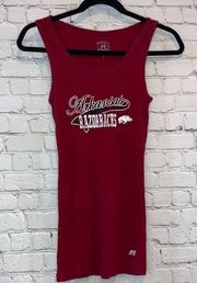 🇺🇸 Russell Arkansas Razorbacks Burgundy Maroon Tank Top