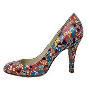 Vintage Marc Jacobs floral printed leather round toe pumps size 7.5