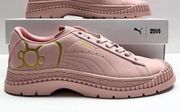 Puma HELLO KITTY x  Suede Utility Sneakers size 10.5 Women's Silver Pink Gold NWT