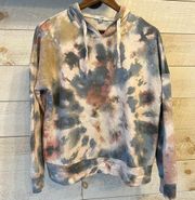 FATE Women’s Multicolor Tie Dye Pullover Hoodie Size S