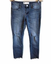 RSQ Miami Distressed Raw Hem Denim Jeans