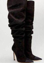 Good American // Slouchy Over-the-Knee Boot