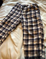 Mens Plaid Pajama Pants