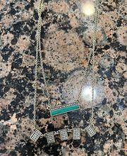 Chloe + Isabel Double Strand Paved Gem Necklace