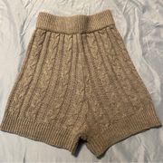 Jasmine Cable Knit Shorts Sz Small