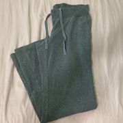 Gray straight sweat pants