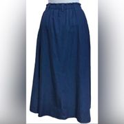 Liz Sport Vintage 80s Maxi Skirt NWT Size Small Petite