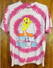 Looney Tunes Vintage  Tweety Bird Tie-Dye T-Shirt Large