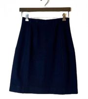 MM Lafleur Crosby Skirt in Navy Blue Size 0