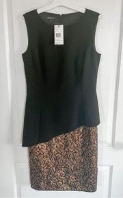 NWT Lafayette 148 Emma peplum dress