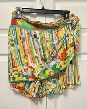 Jams World Size Large Wrap Skort Shorts Melange Ladies Excellent Bright Colors