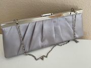 Woman’s Purse Clutch Bag Evening Bag Prom Dress Bag Hand Bag Silver Gray