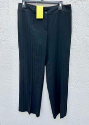 Armani wide leg black pants size 8