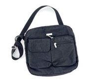 BAGGALLINI Travel Cross Body Tote Black Nylon