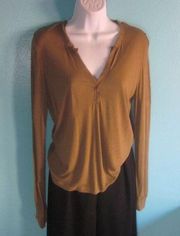 Young Fabulous & Broke Henley Top Size S