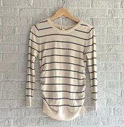 Maternity Motherhood Small Stripe Sweater Long-sleeve