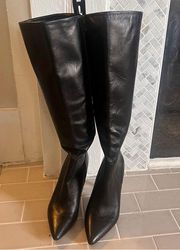 Nine West Classic Black Knee High Boot