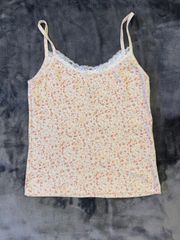 Orange Floral Singlet