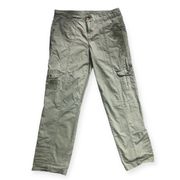 Style & Co Olive Green High Rise Cargo Pants