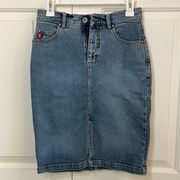 Vintage Guess Jean Skirt Size 26