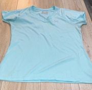 Under armour blue short sleeve shirt top