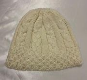 Cable Knit Crochet Beanie Hat