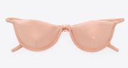 Zara Pink Strapless Bikini Top Size Large