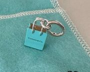 Tiffany Shopping Bag Charm LIKE NEW