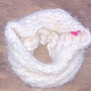 Betsey Johnson ivory color soft infinity scarf