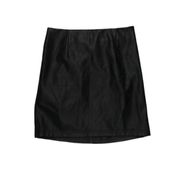 ASOS faux leather pull on mini skirt 4 petite NWT