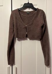 Cropped Cardigan Sweater