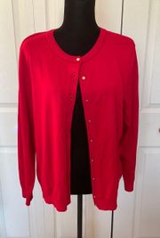 NEW RED Women's Cardigans, sweaters, top. Size X-LARGE.