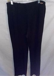 Tahari Dress Pants Women’s Size Large Black 32 Waist 30 Inseam 12 Rise Slip On