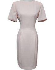 Worthington pink pastel short sleeve sheath dress size 8