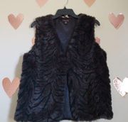 Dana Bachman faux fur vest size medium