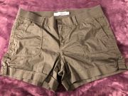 Army Green Shorts Size 14