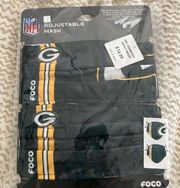 NFL Green Bay Packer Adjustable Masks Set of Two