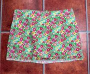 Lilly Pulitzer Floral Midi Skirt