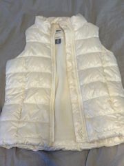 White Puffer Vest