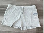 Junk Food x Disney Gray Lounge Shorts M Soft Drawstring K5