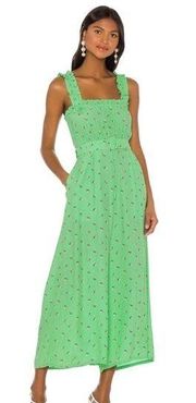 NEW NWT Faithfull The Brand Dolores Wide Leg Jumpsuit In Bisset Floral Spearmint