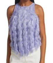 Ganni Sleeveless Fringe Top