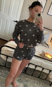 Star Sweater And Shorts Set