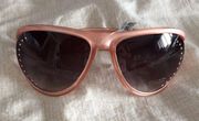 NEW Pilgrim Pink Blush Sunglasses w Rhinestones