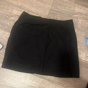 Black  mini skirt
