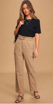 New  Minkpink utility pants in Beige Size XS