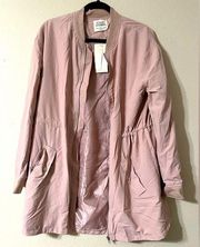 Pale Pink Thin Utility Jacket