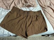 PINK  Active Shorts brown 